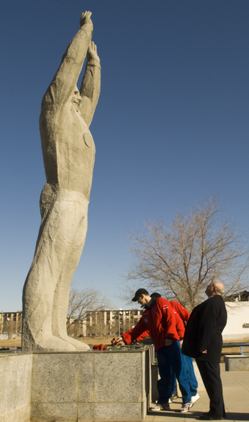 Vozlozghenie Cvetov Gagariny dyb ek